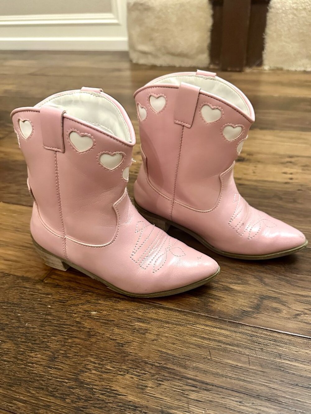 Lola + the Boys Pink Cowgirl Boots